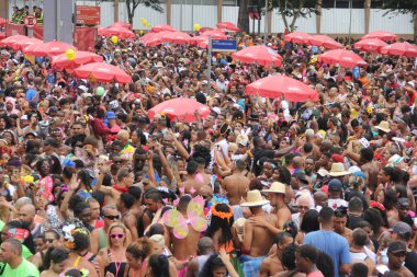 RUO DE JANEIRO, RJ, 12.01.2020 - BLOCO DE CARNAVAL - Bloco da Favorita Copacabana, Rio de Janeiro 
