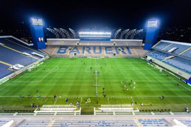 SAO PAULO, SP, BRAZIL: Brezilya 'daki iki Campeonato Brasileiro Srie A takımı arasında futbol maçı