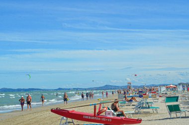FLORIANOPOLIS, SC, 17.01.2020 - MOVIMENTACAO JURthe-INTERNACIONAL - Praia de Jurere Internacional Hareketi Florianopolis 'in kuzeyinde yer almaktadır. 
