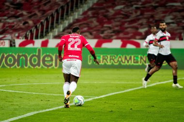 SAO PAULO, SP, BRAZIL: Brezilya 'daki iki Campeonato Brasileiro Srie A takımı arasında futbol maçı