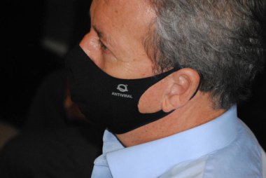 Sao Paulo Valileri, Covid-19 ile ilgili gelişmeleri aktardı. 28 Ekim 2020, Sao Paulo, Brezilya: Sao Paulo Valisi, Joao Doria, Palacio dos Bandeirantes 'daki Covid-19 davaları hakkında güncel bilgilerle basına konuştu.