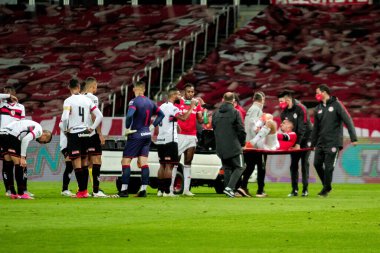 Porto Alegre, 29 Ekim. 2020: COPA DO BRASIL - GREMIO X JUVENTUDE - Gremio vs Juventude arasındaki maç, Gremio 'daki Arena' da Copa do Brazil 'in 16.