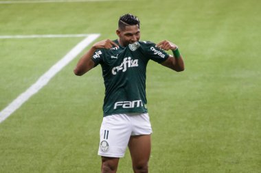 SAO PAULO, SP, BRAZIL: Brezilya 'daki iki Campeonato Brasileiro Srie A takımı arasında futbol maçı