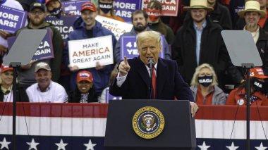 Başkan Donald Trump Flavor First Growers & Packers Mills River, NC turnesine katıldı. 24 Ağustos 2020, Mills River, Kuzey Carolina, ABD: Amerika Birleşik Devletleri Başkanı Donald J. Trump bir Flavor turnesine katılır. 