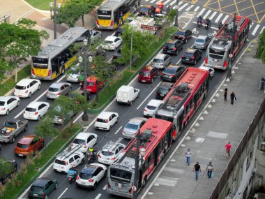 SAO PAULO, SP 18.11.2019 - Sao Paulo, Brezilya 'daki yaşam sahnesi