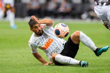 SAO PAULO, SP, BRAZIL: Brezilya 'daki iki Campeonato Brasileiro Srie A takımı arasında futbol maçı