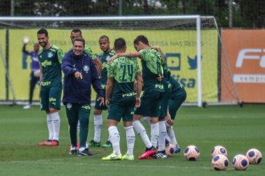 SAO PAULO, SP, BRAZIL: Brezilya 'daki iki Campeonato Brasileiro Srie A takımı arasında futbol maçı
