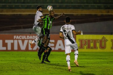 SAO PAULO, SP, BRAZIL: Brezilya 'daki iki Campeonato Brasileiro Srie A takımı arasında futbol maçı