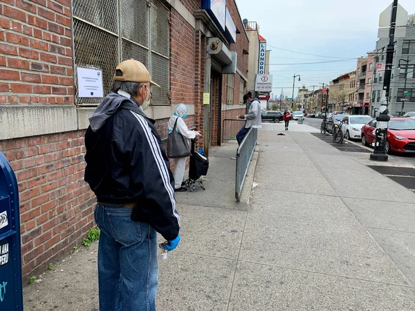 Brooklyn Usa 2020 Covid Face Masks People Being Creative Wearing — ストック写真