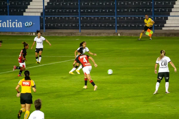 Spo Corinthians Won Brazilian 1St Division Female Soccer League Diciembre — Foto de Stock