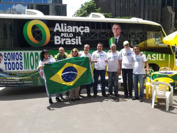 Alianca Pelo Brasil Political Party Sao Paulo Brazil — Fotografia de Stock