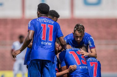 SAO PAULO, SP, BRAZIL: Brezilya 'daki iki Campeonato Brasileiro Srie A takımı arasında futbol maçı