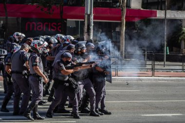 SAO PAULO, SP, 07.05.2020 -  Protests against Jair Bolsonaro in sao Paulo, Brasil  