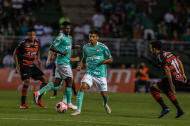 SAO PAULO, SP, BRAZIL: Brezilya 'daki iki Campeonato Brasileiro Srie A takımı arasında futbol maçı