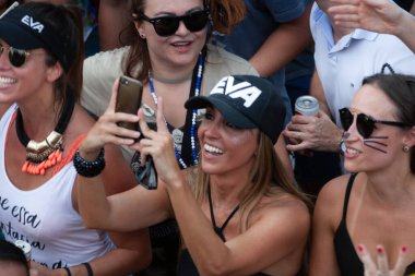 RUO DE JANEIRO, RJ, 12.01.2020 - BLOCO DE CARNAVAL - Bloco da Favorita Copacabana, Rio de Janeiro 