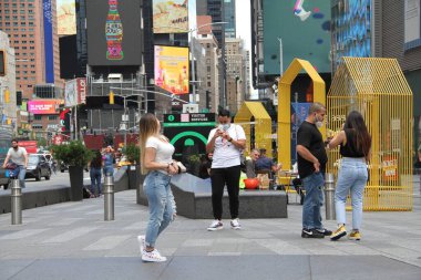 NEW YORK (USA) - 22 .01.2020: bir salgın sırasında COVID-19