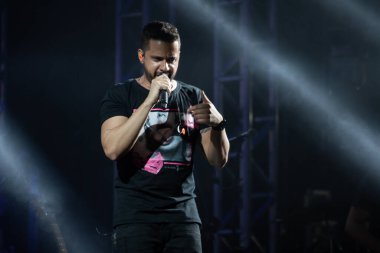 Brezilyalı Jorge Vercillo 'nun müzikal gösterisi. 4 Aralık 2020, Sao Paulo, Brezilya: Konuklar ve Jorge VErcillo çok spesifik bir gösteri 