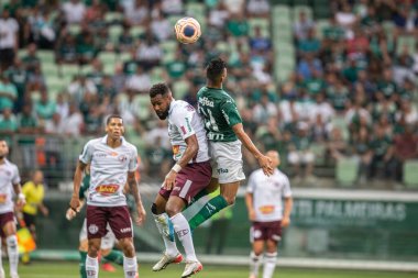 SAO PAULO, SP, BRAZIL: Brezilya 'daki iki Campeonato Brasileiro Srie A takımı arasında futbol maçı