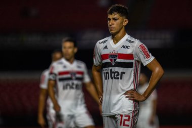 SAO PAULO, SP, BRAZIL: Brezilya 'daki iki Campeonato Brasileiro Srie A takımı arasında futbol maçı