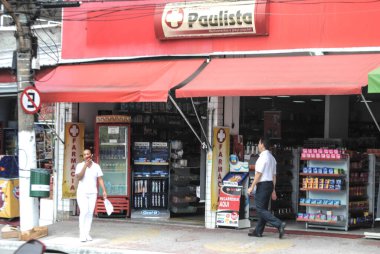 Covid-19: Sao Paulo 'da hareketlilik. 8 Nisan 2020, Sao Paulo, Brezilya: Sao Paulo 'nun kuzey bölgesinde covid-19 salgını nedeniyle sokakları boşaltan küçük bir hareket