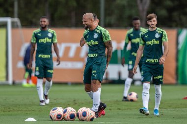 SAO PAULO, SP, BRAZIL: Brezilya 'daki iki Campeonato Brasileiro Srie A takımı arasında futbol maçı
