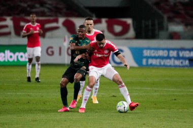 SAO PAULO, SP, BRAZIL: Brezilya 'daki iki Campeonato Brasileiro Srie A takımı arasında futbol maçı