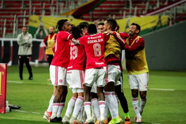 SAO PAULO, SP, BRAZIL: Brezilya 'daki iki Campeonato Brasileiro Srie A takımı arasında futbol maçı
