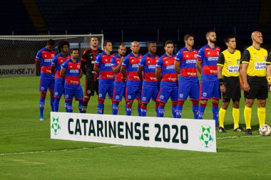 SAO PAULO, SP, BRAZIL: Brezilya 'daki iki Campeonato Brasileiro Srie A takımı arasında futbol maçı