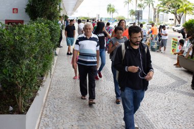 Brasilia (DF), 17.03.2020 - COVID-19 / MOVIMENTACAO - Orta Brasilia 'daki otoyol bölgesinde Salı günü öğleden sonra büyük trafik).