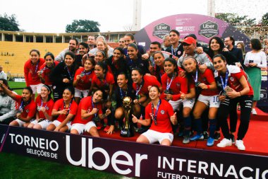SAO PAULO, SP, BRAZIL: Brezilya 'daki iki Campeonato Brasileiro Srie A takımı arasında futbol maçı