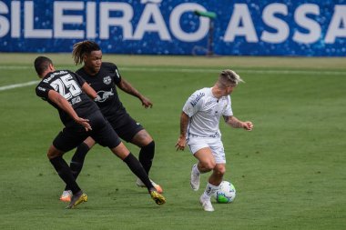 SAO PAULO, SP, BRAZIL: Brezilya 'daki iki Campeonato Brasileiro Srie A takımı arasında futbol maçı
