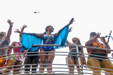 RUO DE JANEIRO, RJ, 12.01.2020 - BLOCO DE CARNAVAL - Bloco da Favorita Copacabana, Rio de Janeiro 