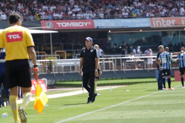 SAO PAULO, SP, BRAZIL: Brezilya 'daki iki Campeonato Brasileiro Srie A takımı arasında futbol maçı