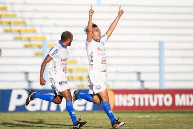 SAO PAULO, SP, BRAZIL: Sao Paulo, Brezilya 'da iki takım arasında futbol maçı
