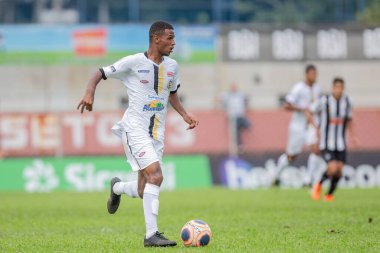 SAO PAULO, SP, BRAZIL: Brezilya 'daki iki Campeonato Brasileiro Srie A takımı arasında futbol maçı