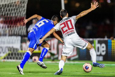 SAO PAULO, SP, BRAZIL: Brezilya 'daki iki Campeonato Brasileiro Srie A takımı arasında futbol maçı