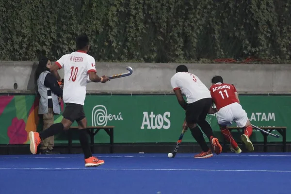 Lima Peru 2019 Hockey Mascultures Ino Semifinal Entre Child Canada — 图库照片