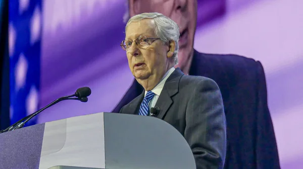 Sénateur Mitch Mcconnell Prend Parole Aipac — Photo