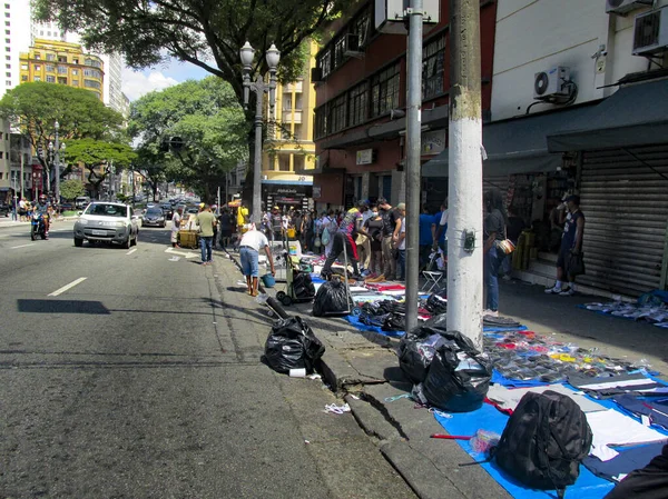 Int Movimento Pessoas Mercado Popular Centro São Paulo Dezembro 2020 — Fotografia de Stock