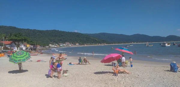 Florianopolis 2020 Movimentacao Jurere Internacional Beweging Praia Jurere Internacional Het — Stockfoto