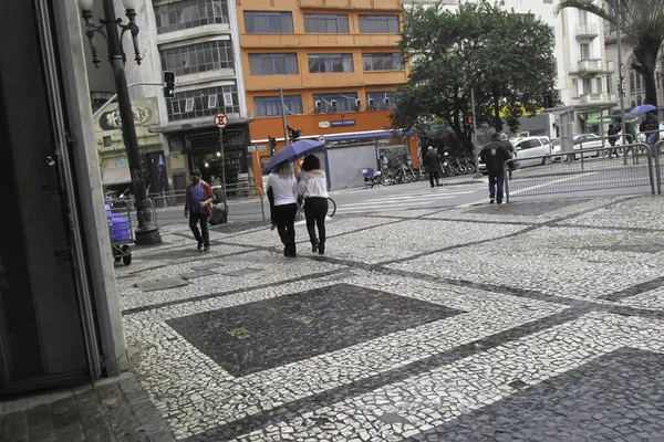 Dia Frio Chuvoso São Paulo Outubro 2020 São Paulo Brasil — Fotografia de Stock