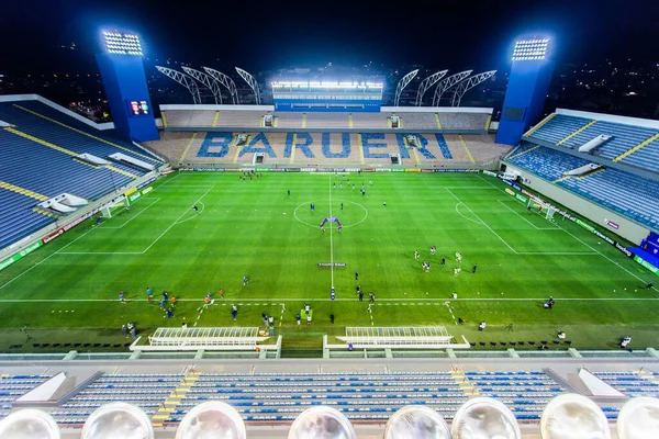 Sao Paulo 2020 Futebol Paulistao Bragantino Guarani Lance Partida Entre — Foto de Stock