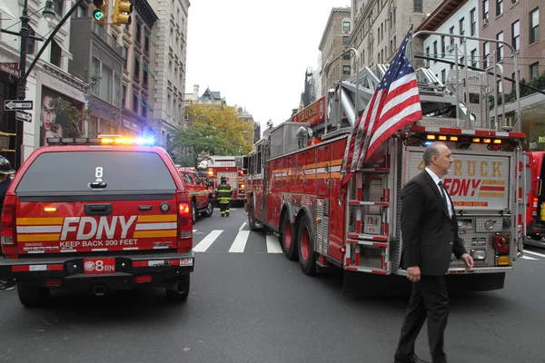 New Big Gas Leakage Central Park October 2020 New York — Stock Photo, Image