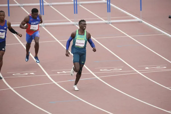 Internacional Lima Peru 2019 Lima Peru 2019 Semi Final 110M — Stock Photo, Image