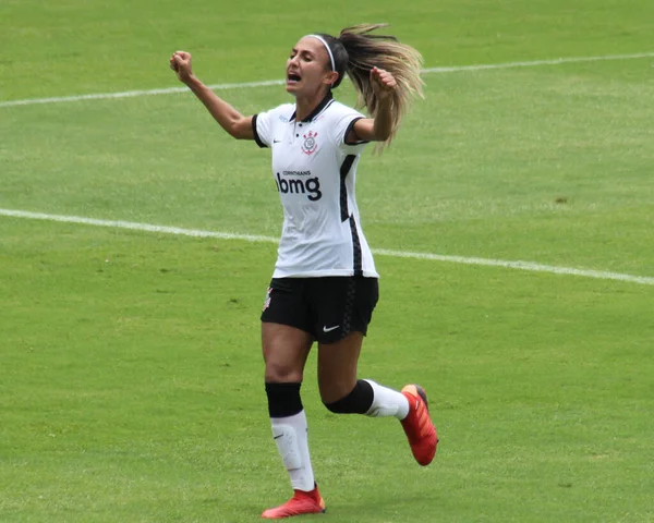 Spo Corinthians Remporte Ligue Féminine Football Première Division Brésilienne Décembre — Photo