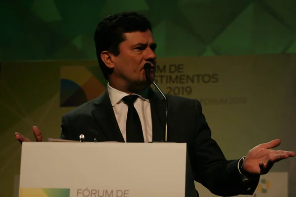 Sao Paulo 2019 Forum Investimentos Brasil 2019 Büyük Yatırım Forumu — Stok fotoğraf