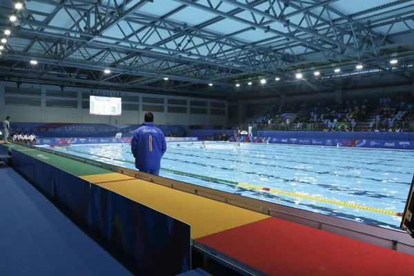 Lima Peru 2019 Quartas Final Masculino Puerto Rico Brasil Jogo — Foto de Stock