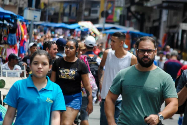 Sao Paulo 2019 Movement Movement Region Rua Marco Downtown Sao — Foto de Stock