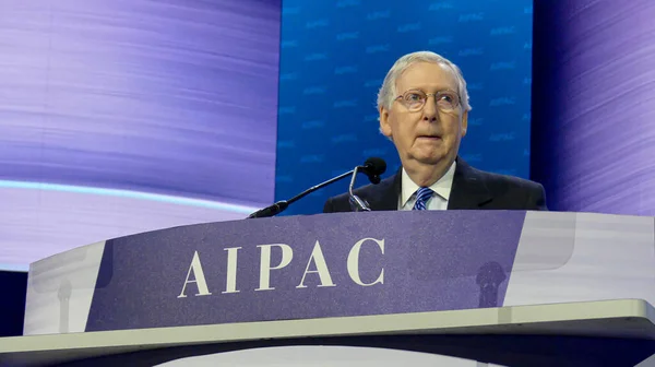 Sénateur Mitch Mcconnell Prend Parole Aipac — Photo