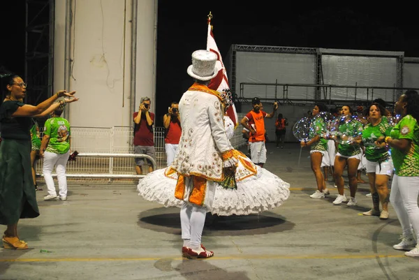 Sao Paulo 2020 Ensaio Tecnico Escola Samba Festival Samba Sao — Foto de Stock